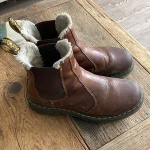 Dr Martens Fleece Lined Chelsea Boots